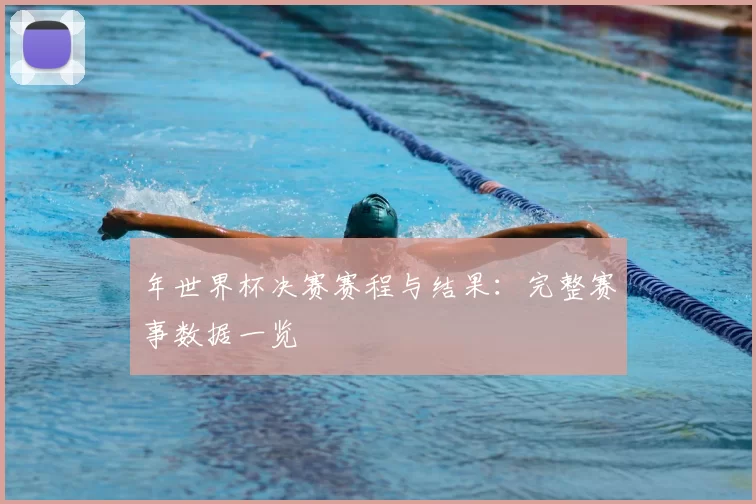 年世界杯决赛赛程与结果：完整赛事数据一览