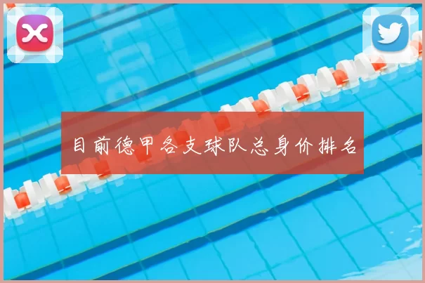 目前德甲各支球队总身价排名