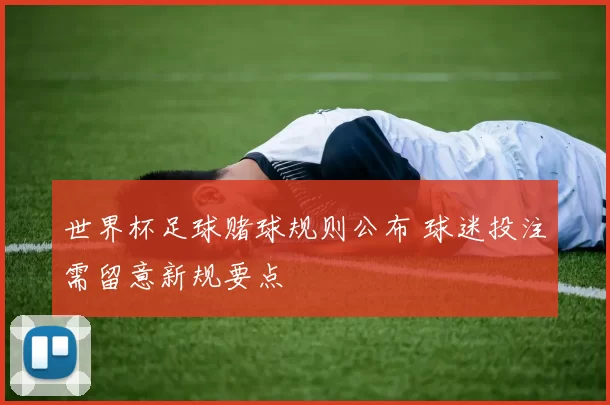 世界杯足球赌球规则公布 球迷投注需留意新规要点