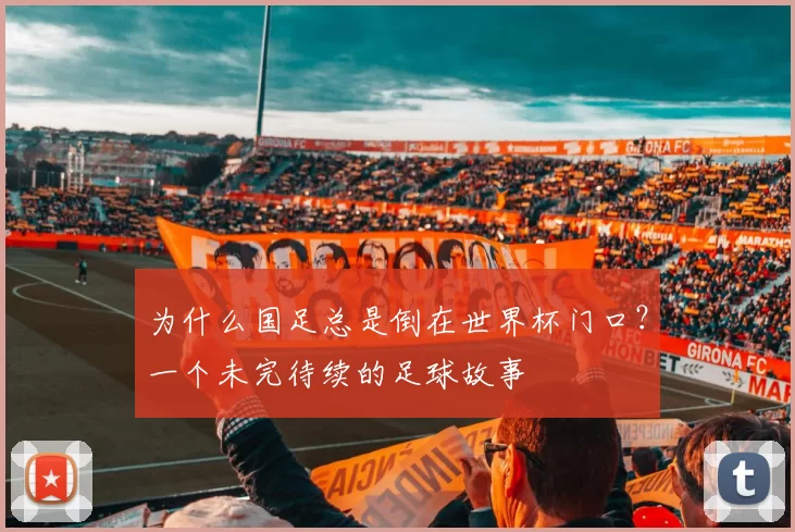 为什么国足总是倒在世界杯门口?一个未完待续的足球故事