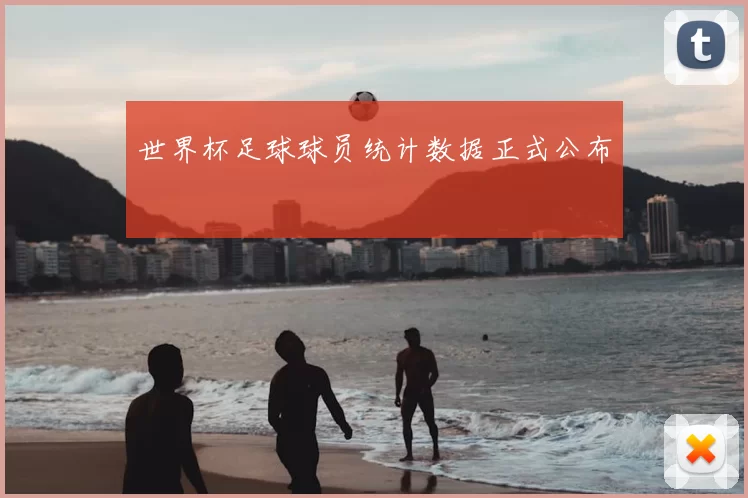 世界杯足球球员统计数据正式公布