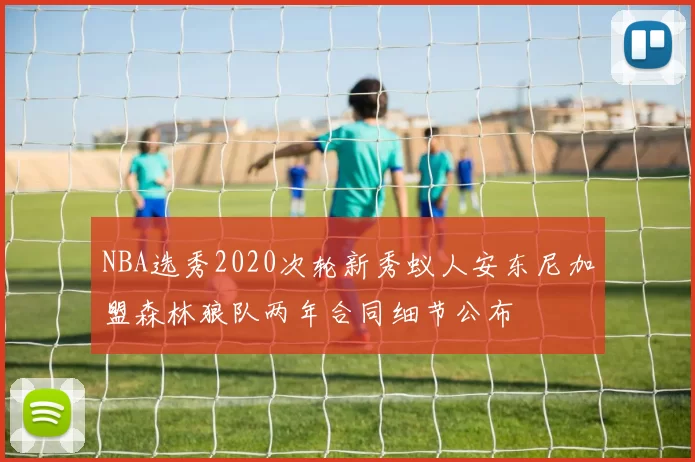NBA选秀2020次轮新秀蚁人安东尼加盟森林狼队两年合同细节公布