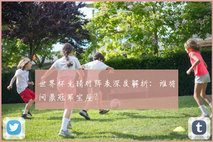 世界杯竞猜对阵表深度解析：谁将问鼎冠军宝座？
